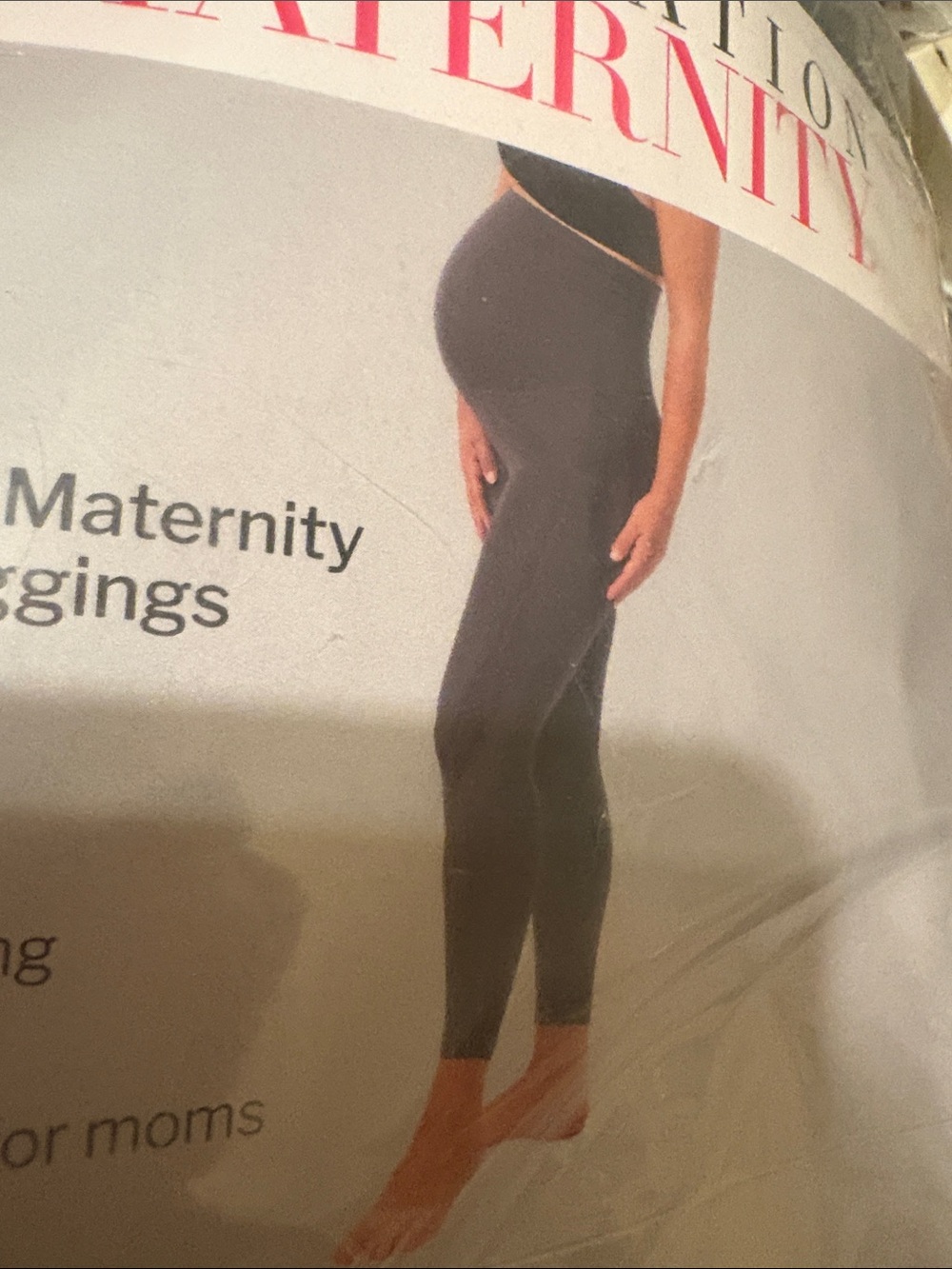 Destination Maternity  Grey Leggings. Size Sm.  NWT